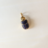 Vintage Scarab Lapis Lazuli 18K