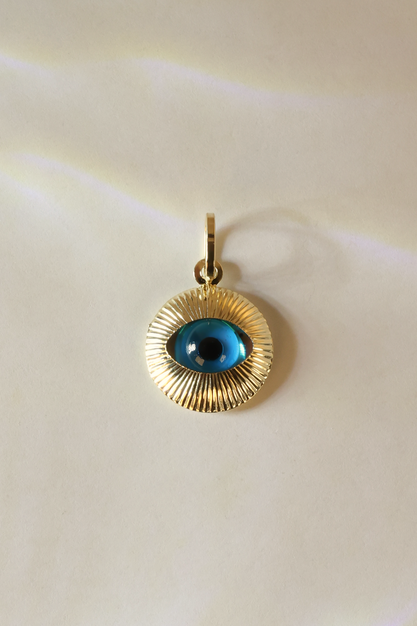 Mati Evil Eye Pendant 9K