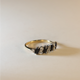 ANNE | Vintage Sapphire & Zirconia Row Ring