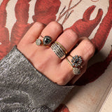 NOX | 9K Vintage Art-Deco Diamond Statement Ring