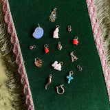 Coral Crab Pendant 18K