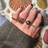 TARA | 9K Pink Garnet Trilogy Ring