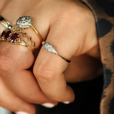 MARIA | 18K Antique Diamond Ring