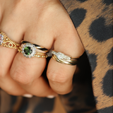 NICOLE | 18K & Platinum Vintage Victorian Diamond Ring