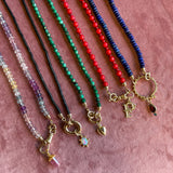 The Lapis Sister Necklace 9K