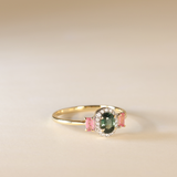 CANDY | 9K Sapphire Trilogy Ring