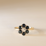 CORNELIA | 9K Sapphire Flower Ring