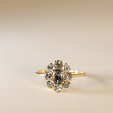 DEMI | 9K Spinel Flower RIng