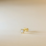 Diamond Stud Earring 14K