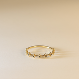 ELLIS | 14K Vintage Etruscan Sapphire Band Ring