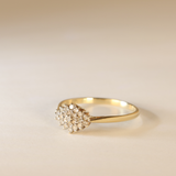 ELENORA | 9K Vintage Diamond Cluster Ring