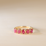 ELLA | 9K Ruby Row RIng