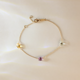 Gemstone Bracelet 14K