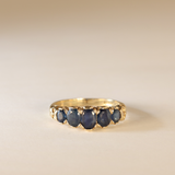 ILDI | 9K Vintage Sapphire Row Ring