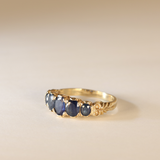ILDI | 9K Vintage Sapphire Row Ring