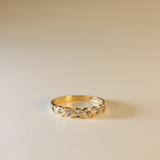 LULU | 9K Vintage Diamond Hearts Ring