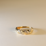 RITA | 9K Vintage Diamond Twist Ring