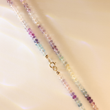 Shaded Fluorite Necklace 9K