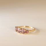 TOVE | 9K Pink Spinel Row Ring