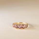 TOVE | 9K Pink Spinel Row Ring