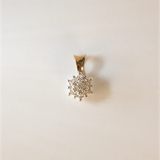 Vintage Diamond Pendant 9K