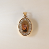 Vintage Heart Locket 9K