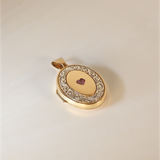 Vintage Heart Locket 9K