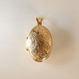 Vintage Large Bohemian Locket 9K