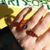 IVAH | Vintage Ornate Amethyst Ring