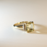 LIDJA | Vintage Citrine & Diamond Ring