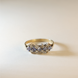 PERMELIA | Vintage Tanzanite & Diamond Ring