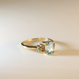ZARA | Vintage Topaz & Emerald Ring