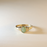 RAHEL | Vintage Jade Solitaire Ring