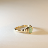 RAHEL | Vintage Jade Solitaire Ring