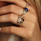 THRYA | 9K Vintage Garnet Ring