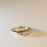 POULIN | 9K Vintage Amethyst & Diamond Ring