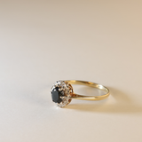 NORRIS | 9K Vintage Sapphire & Diamond Ring