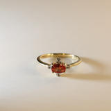 ANWEN | Vintage Sunstone & Diamond Ring